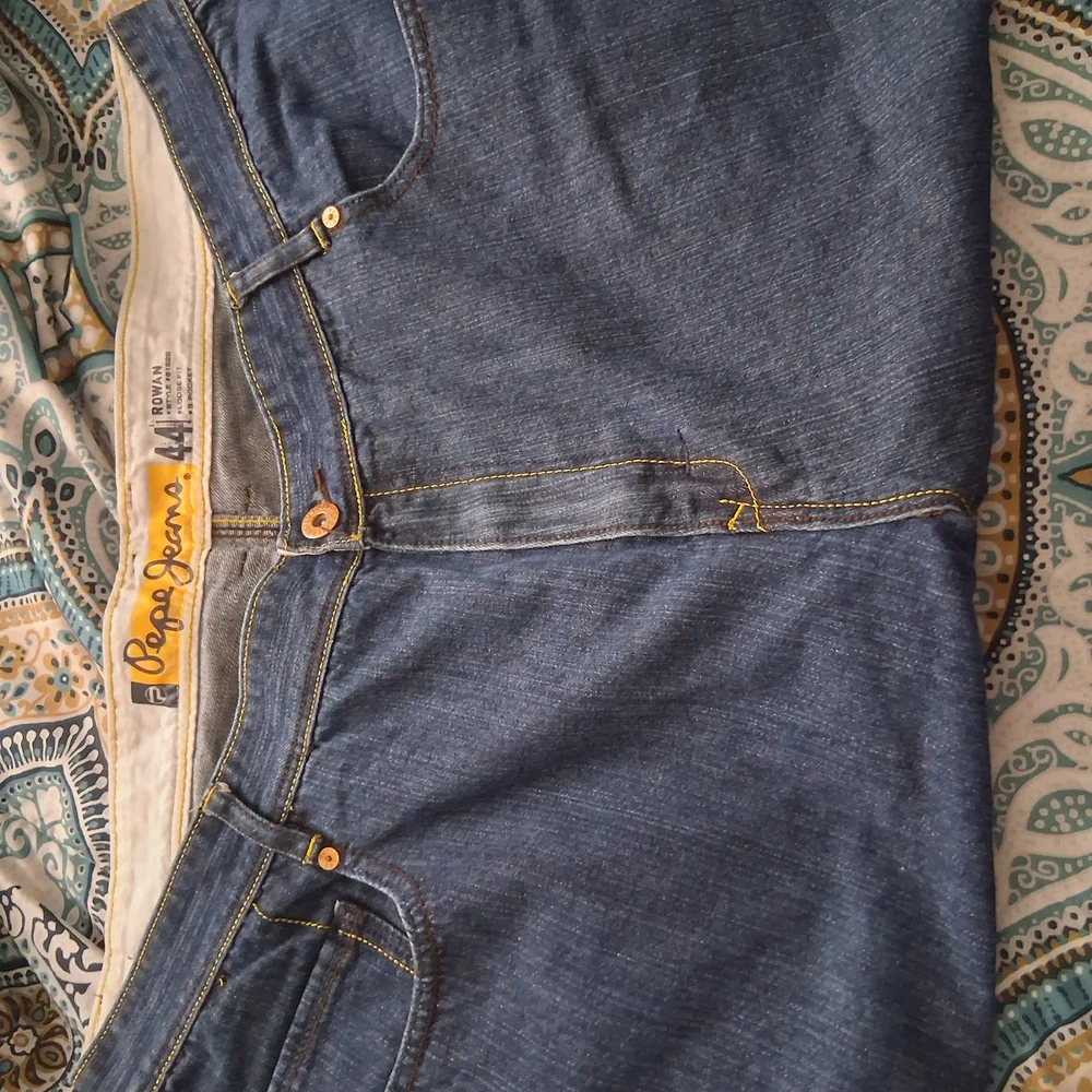 Pepe Jeans Dark Blue Denim with Yellow Accents